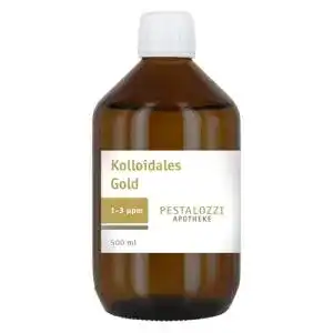 Kolloidales Gold Pestalozzi Apotheke 1-3 ppm