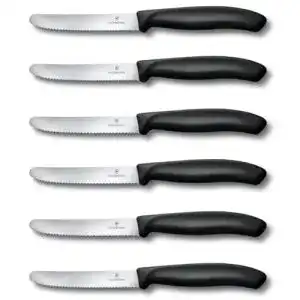Victorinox-Küchenmesser Victorinox 6 Stück Swiss Classic Schwarz