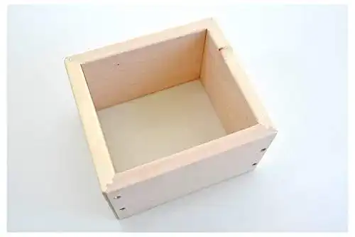 Holzbackrahmen Hobbybäcker.de aus Ahornholz, eckig