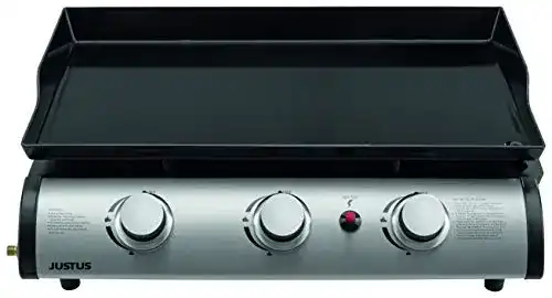 Justus-Gasgrill JUSTUS 1323 04 BBQ-Plancha-Gasgrill, Tischgrill