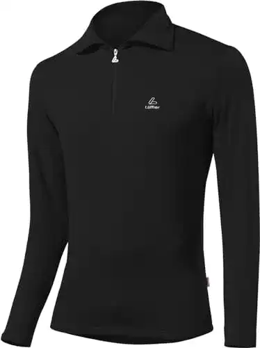 Skipullover LÖFFLER Löffler Herren Pulli Transtex Zip-Rolli Basic Cf