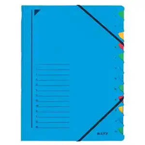 Sammelmappe Leitz 39120335 Ordnungsmappe A4, 12 Fächer