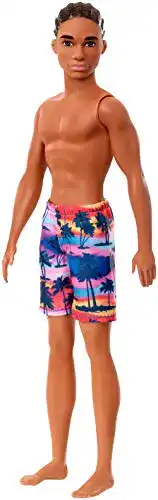 Barbie-Ken Barbie GHW44 Beach Ken Puppe im Tropendesign