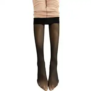 Thermo-Strumpfhose FEIFEI’S BOW doppelt gefüttert, Schwarz