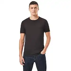 Schwarzes T-Shirt G-STAR RAW Herren Basic T-Shirt 2-Pack