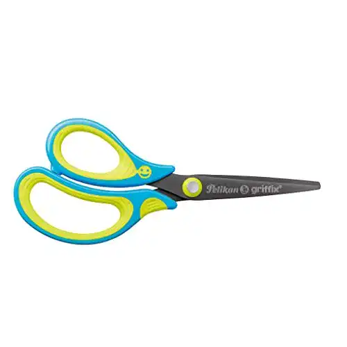 Schere Linkshänder Pelikan 820592 griffix Schulschere spitz