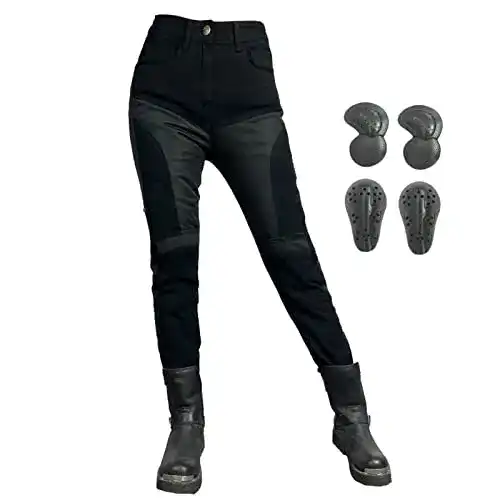 Motorradhose Damen GEBIN Damenjeans Atmungsaktiv Motorrad