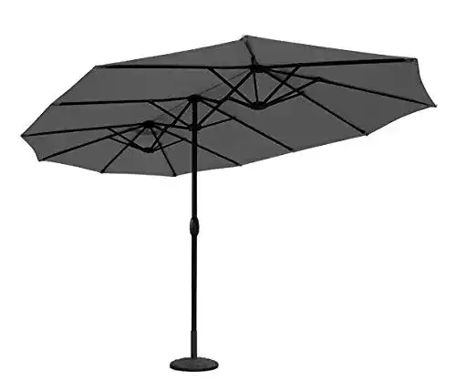 Sonnenschirm (4m) Sekey ® 270 × 460 cm Aluminium Doppel