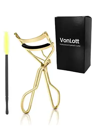 Wimpernzange VonLott Edelstahl mit Wimpernbürste