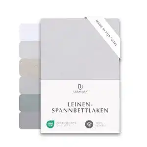 Spannbettlaken (90×200) URBANARA Toulon, 100% Reiner Leinen