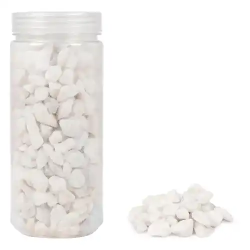 Dekosteine Heku 30336-01: Deko-Steine weiß, 750g