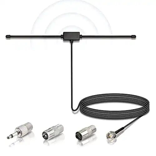 DAB-Zimmerantenne BINGFU DAB UKW Radio Antenne FM Dipol
