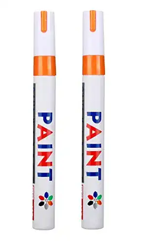 Reifenmarker Hallenwerk Orange 2X Stück Reifen Stift Auto