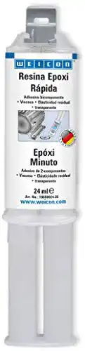 2-Komponenten-Kleber WEICON 10550024-36 Epoxidkleber pro Minute, 24 ml Doppelspritze