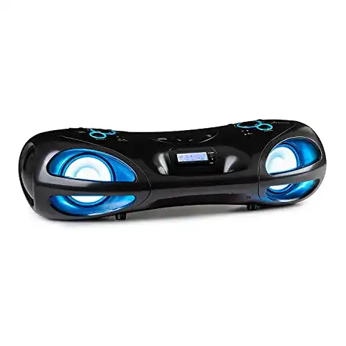 CD-Player mit Fernbedienung auna Spacewoofer DAB Boombox