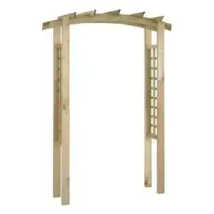 Rosenbogen Holz vidaXL Rosenbogen 150x50x210cm Holz
