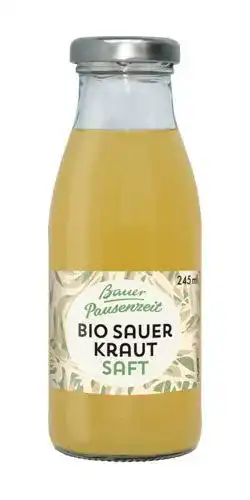 Sauerkrautsaft Bauer Pausenzeit Bio- (12 x 245 ml) inkl. Versand