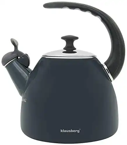 Klausberg-Wasserkessel Klausberg Emailliert mit Pfeife KB-7404