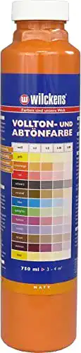 Abtönfarbe Wilckens Vollton- und matt, 750 ml, Reinorange