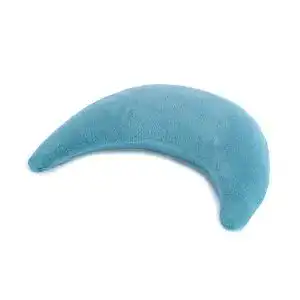 Stillkissen Theraline Plüschmond, gefüllt, sandfeine Mikroperlen