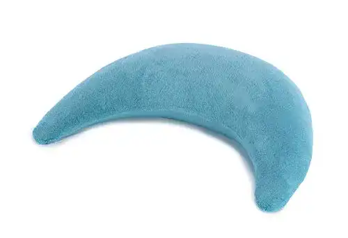Stillkissen Theraline Plüschmond, gefüllt, sandfeine Mikroperlen