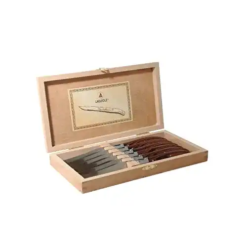 Die beste Steakmesser LAGUIOLE 6 L´ECLAIR NEU+OVP, Holz-Schatulle 2026 Test Bestseller Steakmesser LAGUIOLE 6 L´ECLAIR NEU+OVP, Holz-Schatulle