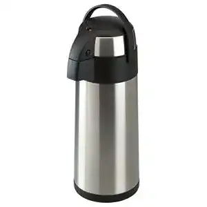 Pumpkanne axentia Airpot in Silber, rostfreier Edelstahl, ca. 5 L