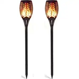 Solar-Fackel GEYUEYA Home Solarleuchten 96 LED, 2 Stück