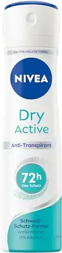 Sport-Deo NIVEA Dry Active Deo Spray (150 ml), Anti-Transpirant