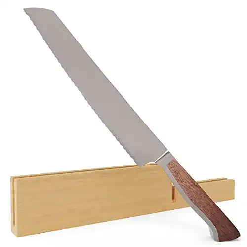 Güde-Brotmesser Güde GÜDE Solingen, 22 cm, Walnussholz