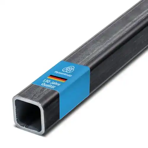 Vierkantrohr thyssenkrupp Stahl 40 x 40 x 2 mm in 2000 mm Länge