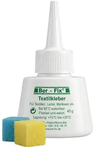Textilkleber Ber-Fix ® waschmaschinenfest transparent weich flexibel