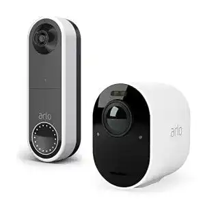 Arlo-Türklingel Arlo Ultra2 Zusatz Überwachungskamera aussen