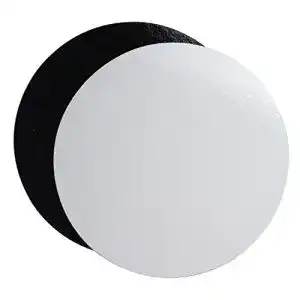 Cake Board Extiff EIN Set von 10 Stützen in Kartonfarben, 24 cm