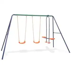 Schaukelgestell vidaXL Kinderschaukel 4 Sitze Gartenschaukel