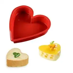 Herzform-Kuchen SWEET CANDY BAKERY Großes 25cm aus Silikon