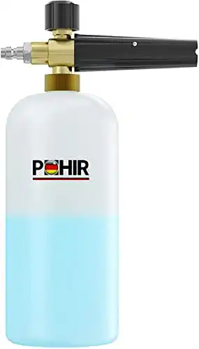 Schaumlanze POHIR Verstellbar mit Schnellanschluss von 1/4 Zoll