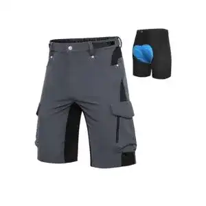 Fahrradhose Cycorld MTB Hose Herren mit Gepolstert, MTB Shorts