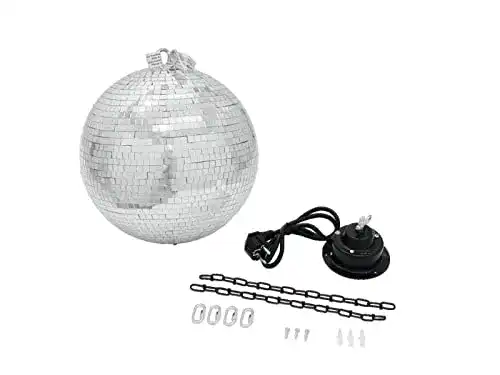 Diskokugel Eurolite Spiegelkugel 30cm mit MD-1515 Motor, Set