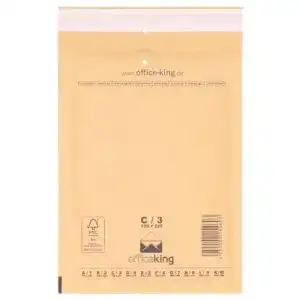 Versandtasche OfficeKing 100 Luftpolsterumschläge C3 braun