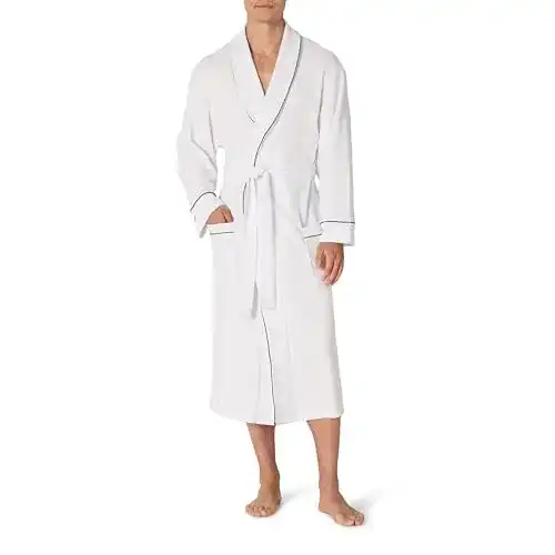 Bademantel Herren Amazon Essentials Herren Bademantel, Waffeldesign