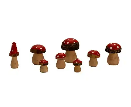 Die beste Holzpilze Toulifly 16 Stück Figuren 3-6,5 cm Natur Dekoration 2026 Test Bestseller Holzpilze Toulifly 16 Stück Figuren 3-6,5 cm Natur Dekoration