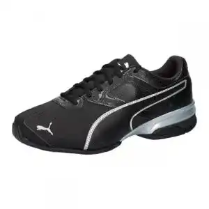 Laufschuhe PUMA Herren Tazon 6 FM , Schwarz Black Silver, 40.5 EU