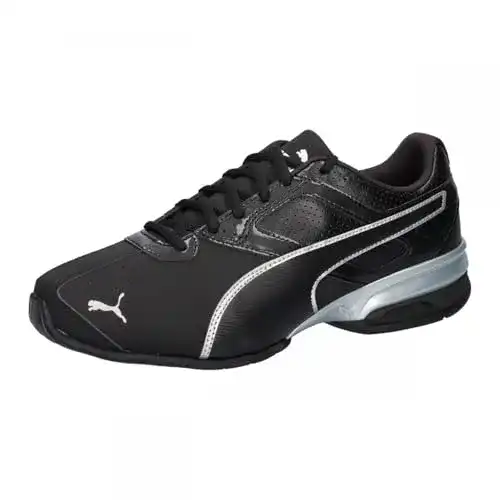 Laufschuhe PUMA Herren Tazon 6 FM , Schwarz Black Silver, 40.5 EU
