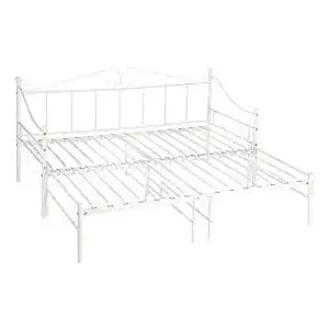 Tagesbett DORAFAIR Schlafsofa mit Ausziehbett in Metall