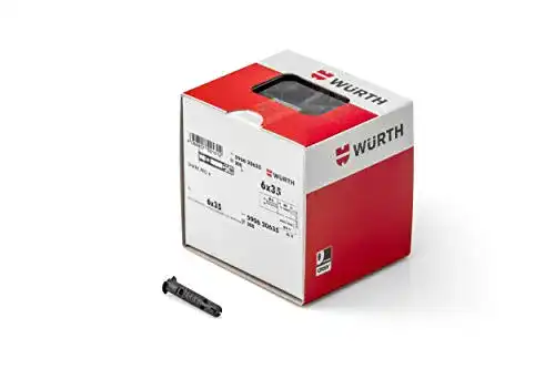 Porenbetondübel Würth Kunststoff Shark Pro 6X35 mm 200 Stück