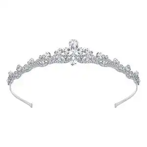 Tiara EVER FAITH ® österreichisch Kristall elegant Braut Vintage