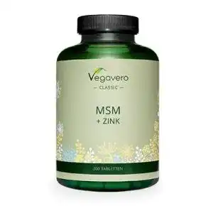 MSM-Pulver Vegavero MSM + ZINK ® 300 Tabletten