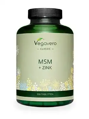 MSM-Pulver Vegavero MSM + ZINK ® 300 Tabletten