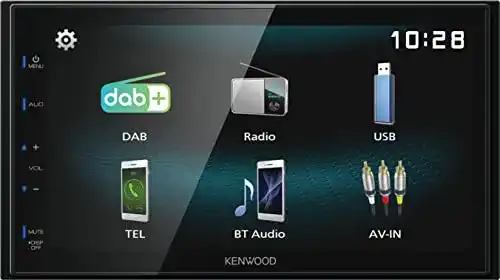 Doppel-Din-Radios Kenwood DMX125DAB